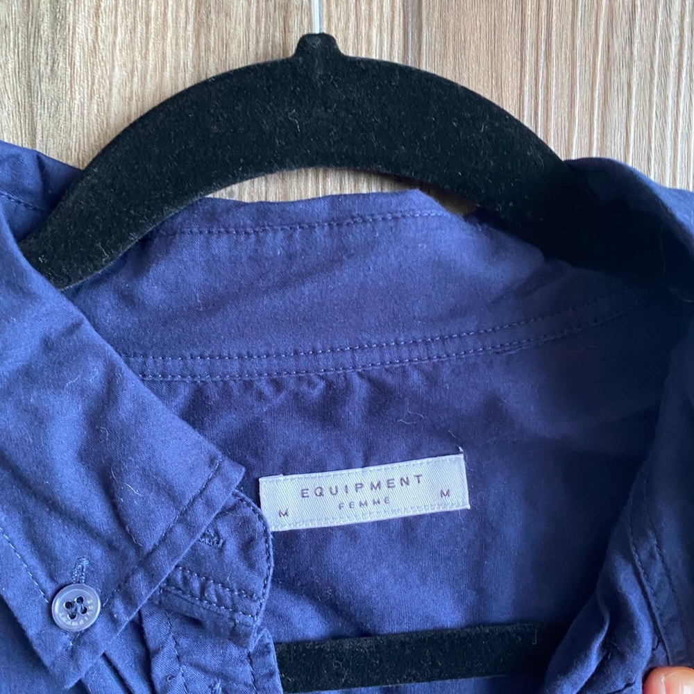Equipment Navy Button-Down Shirt - Picture 2 of 3